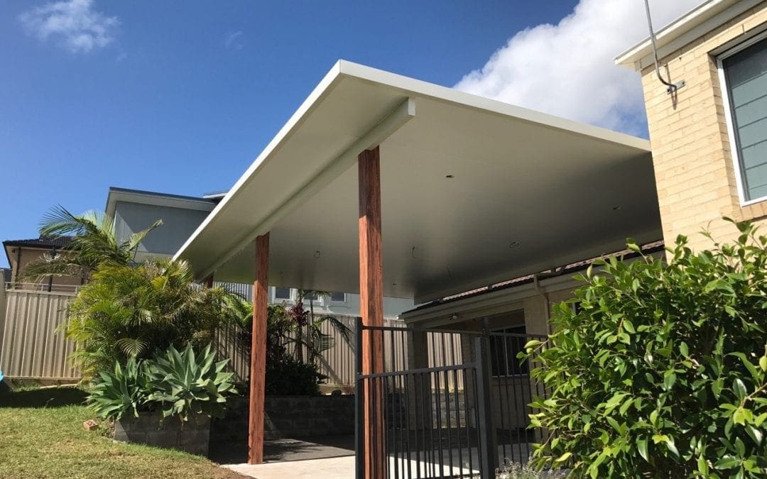 Flyover insulated roof pergola