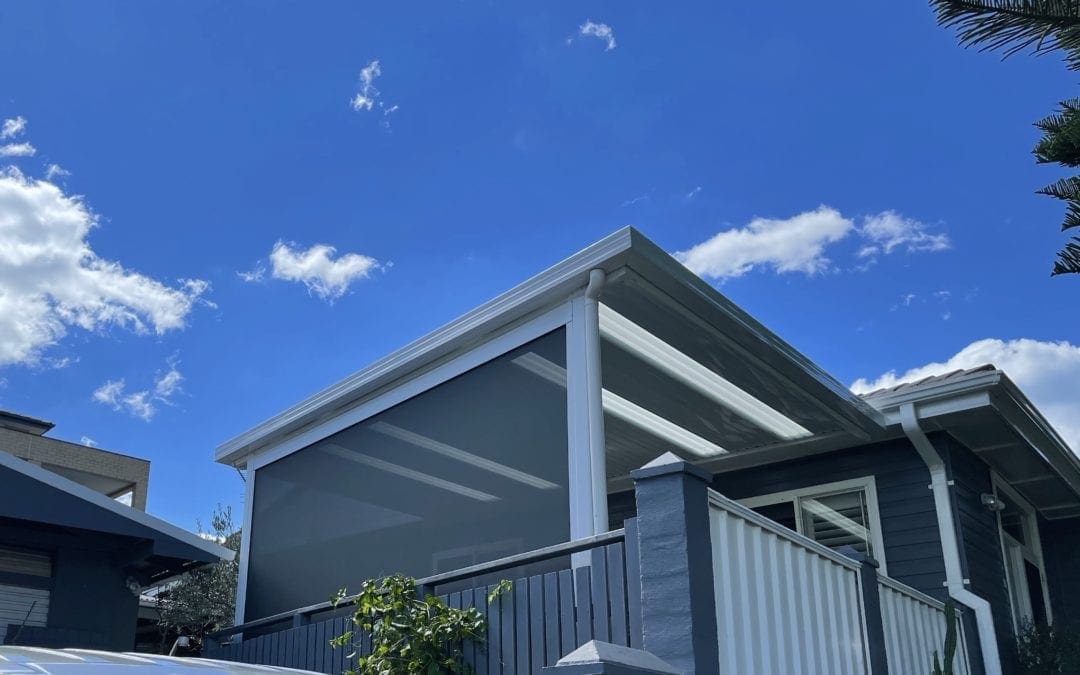 Flat Roof Pergola & Outdoor Blinds, Primbee