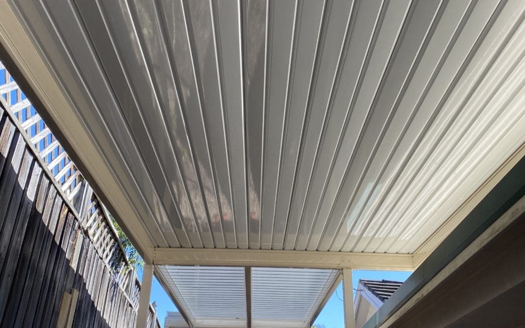 Flat Colorbond Pergola, Glen Alpine